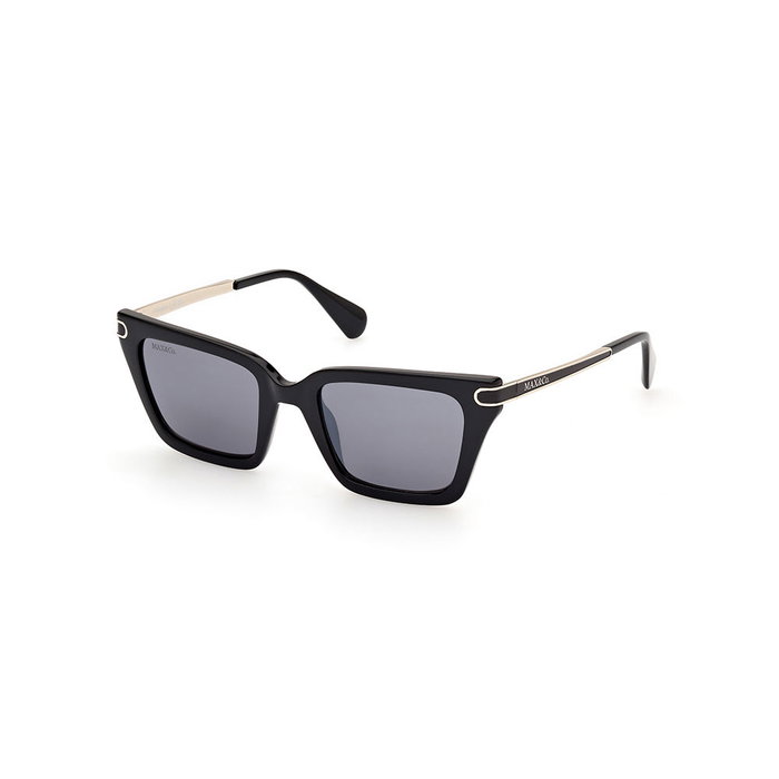 Max & Co MO0110 01C Gafas de Sol de Mujer Rectangular Negro