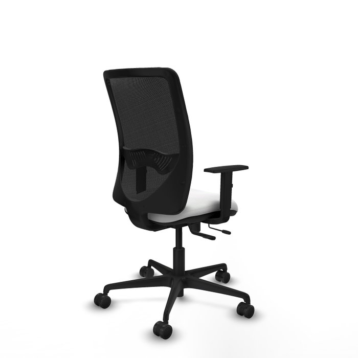 PIQUERAS Y CRESPO Silla de oficina Zulema con mecanismo Sincro/Traslack, Blanco y Negro PIQUERAS Y CRESPO Silla de oficina Zulema con mecanismo Sincro/Traslack, Blanco y Negro
