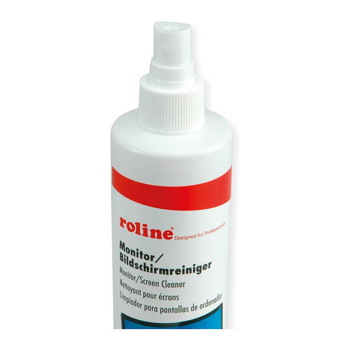 ROLINE Limpiador de pantallas TFT con paño de microfibra 250ml