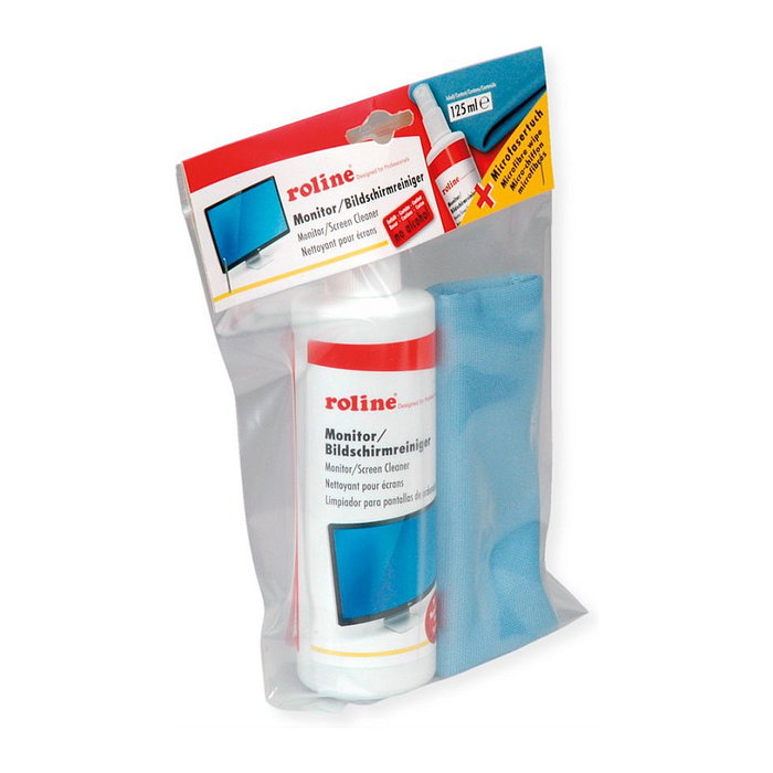 ROLINE Limpiador de pantallas TFT con paño de microfibra 250ml