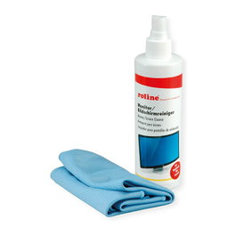 ROLINE Limpiador de pantallas TFT con paño de microfibra 250ml
