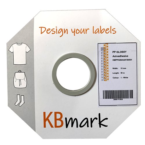 E-MARK BY COLOP Cinta de Polipropileno Brillante Adhesiva 15mm x 50m para E-Mark E-MARK BY COLOP Cinta de Polipropileno Brillante Adhesiva 15mm x 50m para E-Mark