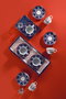 Hermia ZG12CT42011004 Juego de Tazas de Té de Porcelana para 6 Personas