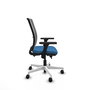 PIQUERAS Y CRESPO Silla de oficina Haches Azul claro/Gris