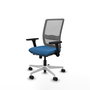 PIQUERAS Y CRESPO Silla de oficina Haches Azul claro/Gris