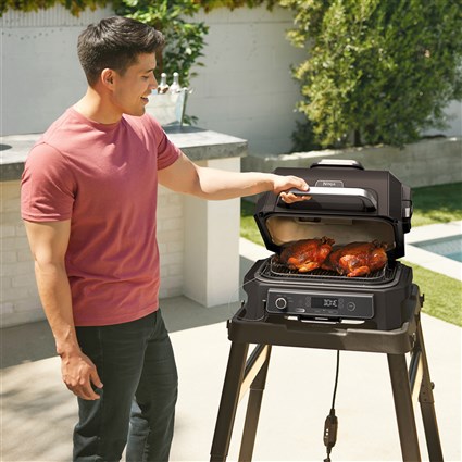 Ninja Rejilla para Asar/Ahumar OG850EU/901EU para Barbacoa Woodfire