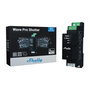 Shelly Wave Pro Shutter Relé Z-Wave para Persianas Negro Plástico 16A