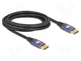 DeLOCK Cable DisplayPort 8K 60 Hz 3 m Lila Metal