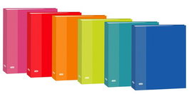 Carpeta De Anillas Elba Carton Forrado Color 4º 4 An.20Mm 6 Col.Surt. (13100620) (Set de 10)