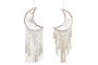 DKD Home Decor Atrapasueños Macramé Algodón y Ratán, Pack de 2 Surtidos
