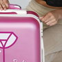 Karactermania Barbie Varsity Maleta Cabina ABS 4 Ruedas 55x38x20 cm
