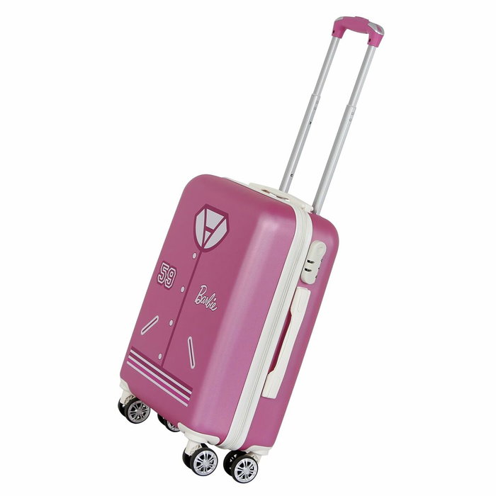 Karactermania Barbie Varsity Maleta de Cabina Rosa 4 Ruedas Karactermania Barbie Varsity Maleta de Cabina Rosa 4 Ruedas