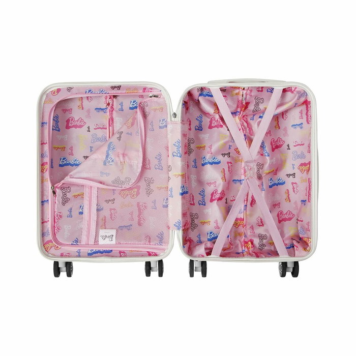 Karactermania Barbie Varsity Maleta de Cabina Rosa 4 Ruedas Karactermania Barbie Varsity Maleta de Cabina Rosa 4 Ruedas