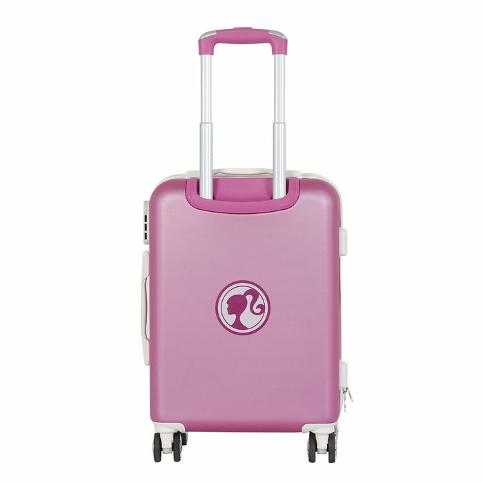 Karactermania Barbie Varsity Maleta de Cabina Rosa 4 Ruedas Karactermania Barbie Varsity Maleta de Cabina Rosa 4 Ruedas