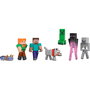 Mattel Pack Construcci3n De Mundos Minecraft Jfg66 7 Figuras 8,25 Cm Codigo Digital