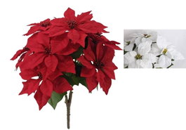 DKD Home Decor Ramo de PVC Flor de Pascua 40x40x53 cm Surtido de 2