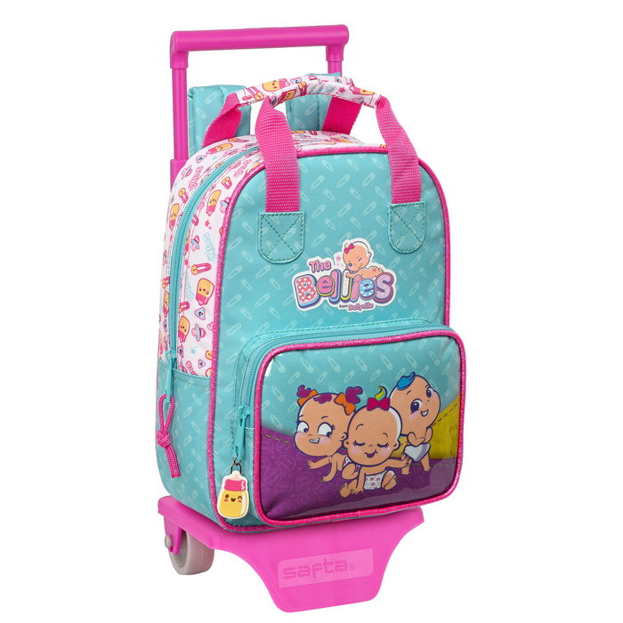 Safta Mochila con Carro The Bellies (Blanca, Turquesa y Morada) Safta Mochila con Carro The Bellies (Blanca, Turquesa y Morada)