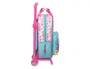 Safta Mochila con Carro The Bellies (Blanca, Turquesa y Morada)