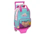 Safta Mochila con Carro The Bellies (Blanca, Turquesa y Morada)
