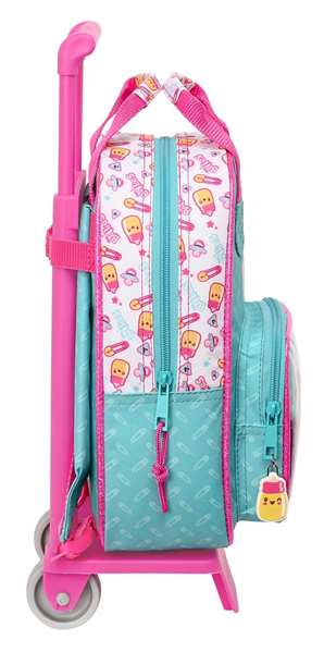 Safta Mochila 765+carro 805 The Bellies 20x28x8cm con Ruedas