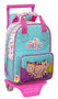 Safta Mochila 765+carro 805 The Bellies 20x28x8cm con Ruedas
