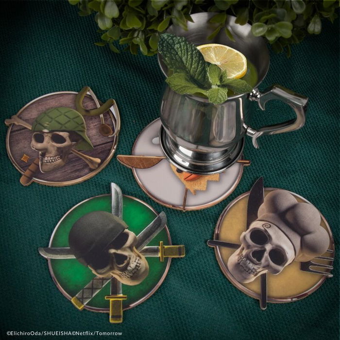 Cinereplicas Set 4 Posavasos One Piece #2