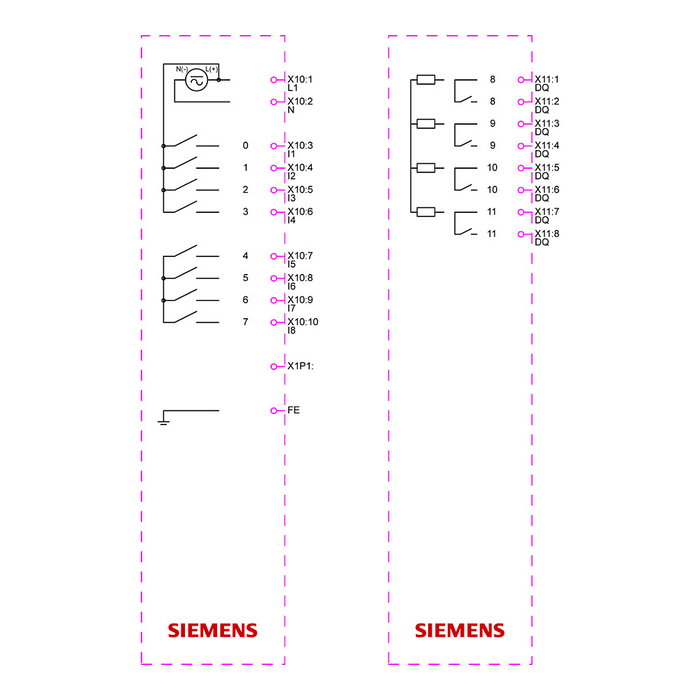 Siemens LOGO! 24 RCEo 6ED1052-2HB08-0BA2 Logo 8.4 Módulo de control SPS 24 V/DC