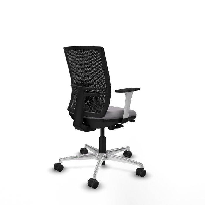 PIQUERAS Y CRESPO Silla de oficina Yunquera con mecanismo Sincro/Traslack Gris y Negro PIQUERAS Y CRESPO Silla de oficina Yunquera con mecanismo Sincro/Traslack Gris y Negro