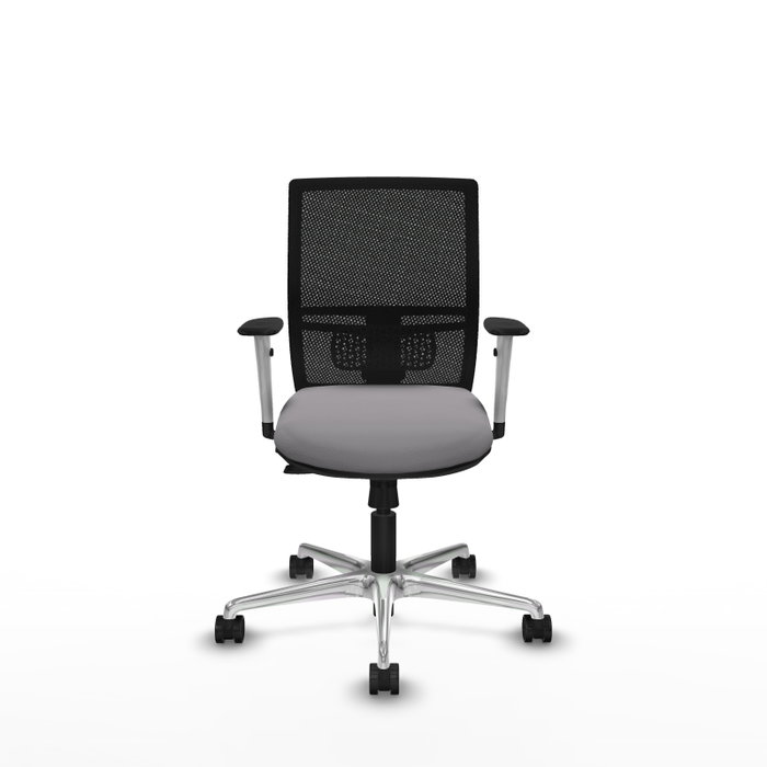PIQUERAS Y CRESPO Silla de oficina Yunquera con mecanismo Sincro/Traslack Gris y Negro PIQUERAS Y CRESPO Silla de oficina Yunquera con mecanismo Sincro/Traslack Gris y Negro