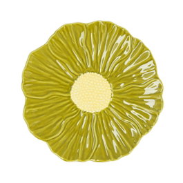 Bidasoa Plato Porcelana Silvestre Verde 21 cm