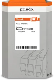 Prindo Classic Cartucho de tinta Negro fotográfico compatible con Epson T47A1