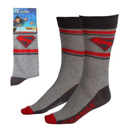 Cerdá Calcetines Superman Talla Calzado 38/45 Gris