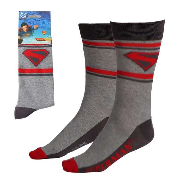 Cerdá Calcetines Superman Talla Calzado 38/45 Gris Cerdá Calcetines Superman Talla Calzado 38/45 Gris
