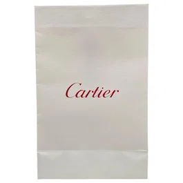 Cartier Conjunto de Bolsas de Cartón Blanco, 10 uds
