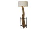 DKD Home Decor Lámpara Techo Lamps 2c 24 Hecho a Mano Teca Hierro 65 x 65 x 50 cm