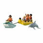 PLAYMOBIL Paseo en bote banana 71905 con moto acuática y 4 figuras