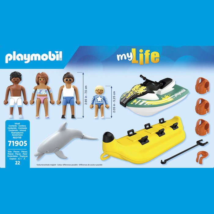 Playmobil Paseo En Bote Banana 71905 Barco Juguete Verano +4 Años