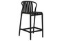 DKD Home Decor Taburete Urban Negro 49 x 92 x 50 cm (4 Unidades)