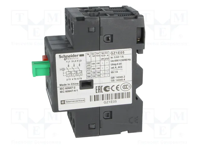 SCHNEIDER ELECTRIC Interruptor motorizado Easy TeSys 0,25kW 230÷690VAC
