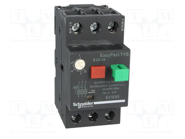 SCHNEIDER ELECTRIC Interruptor motorizado Easy TeSys 0,25kW 230÷690VAC