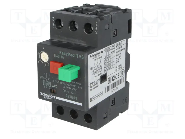 SCHNEIDER ELECTRIC Interruptor motorizado Easy TeSys 0,25kW 230÷690VAC