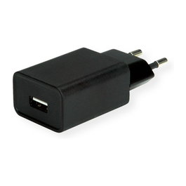 VALUE Cargador Quick Charge 3.0 de 18W con 1 puerto USB Tipo-A y enchufe europeo