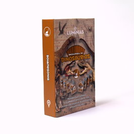 LUMINIAS Enciclopedia de Dinosaurios (Estuche con 32 cartas)