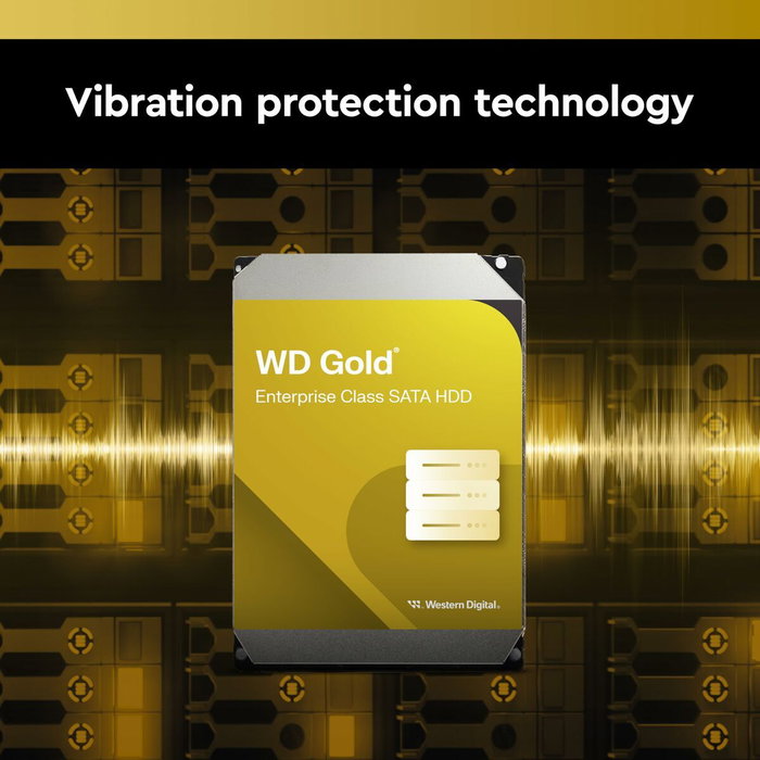 Western Digital Gold WD8005FRYZ Disco Duro Interno 8 TB 7200 RPM 3.5 pulg SATA III