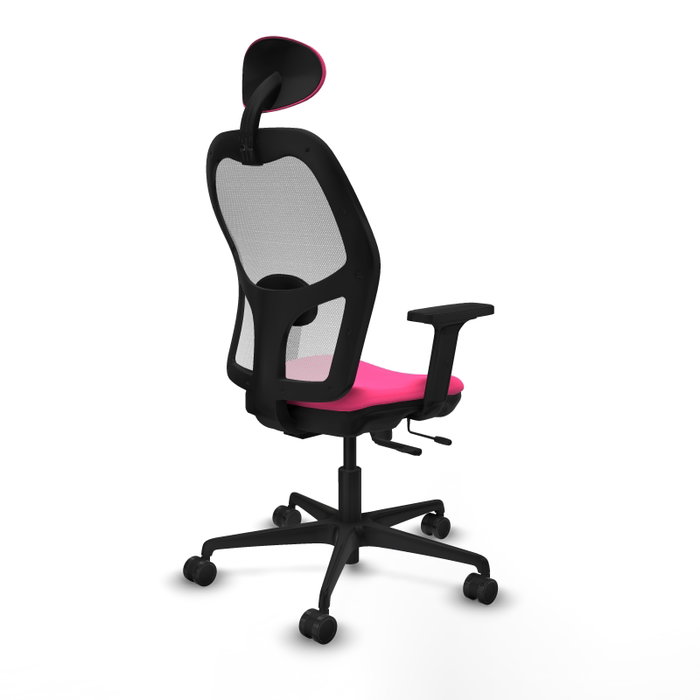 PIQUERAS Y CRESPO Silla de oficina Jorquera Rosa y Blanco PIQUERAS Y CRESPO Silla de oficina Jorquera Rosa y Blanco