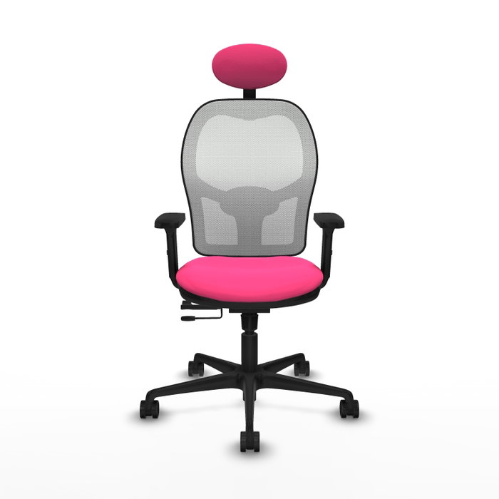 PIQUERAS Y CRESPO Silla de oficina Jorquera Rosa y Blanco PIQUERAS Y CRESPO Silla de oficina Jorquera Rosa y Blanco