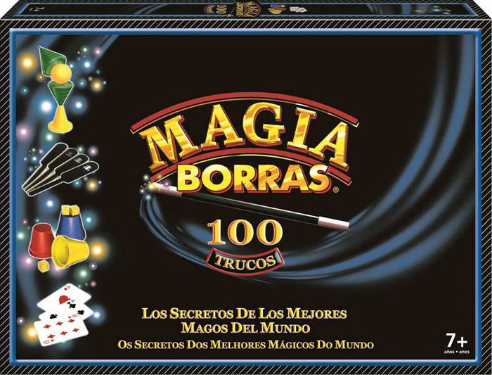 Educa Juego Magia Borras Clásica - 100 Trucos de Magia, Juego en Español e Inglés, Instrucciones en Español, A Partir de 7 Años
