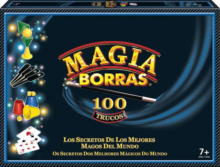 Educa Juego Magia Borras Clásica - 100 Trucos de Magia, Juego en Español e Inglés, Instrucciones en Español, A Partir de 7 Años