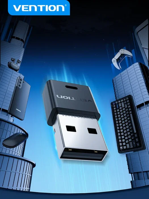 Vention Adaptador USB Bluetooth 5.3 NAHB0 Negro