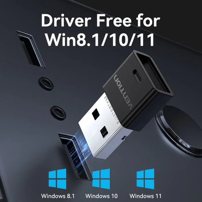 Vention Adaptador USB Bluetooth 5.3 NAHB0 Negro
